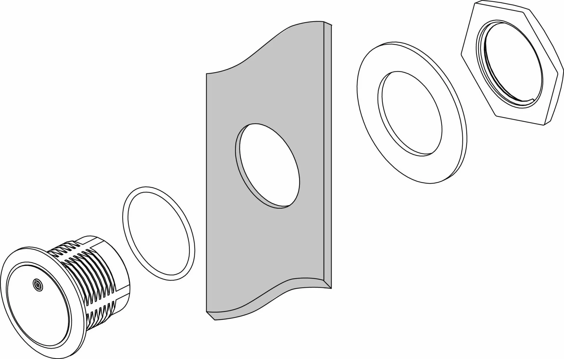 IR Proximity Sensor, ø31mm, Polycarbonate