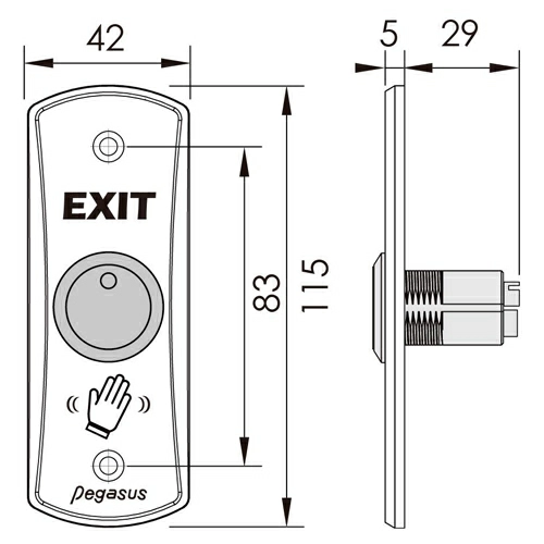 DC 10~24V防水紅外線非接觸式開關 DC 10~24V防水紅外線非接觸式開關