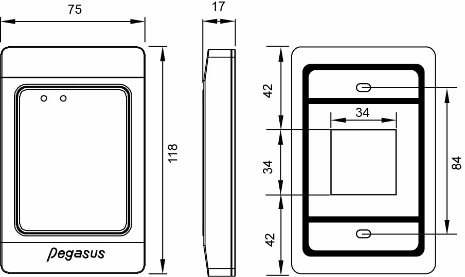 薄型門禁控制器 薄型門禁控制器