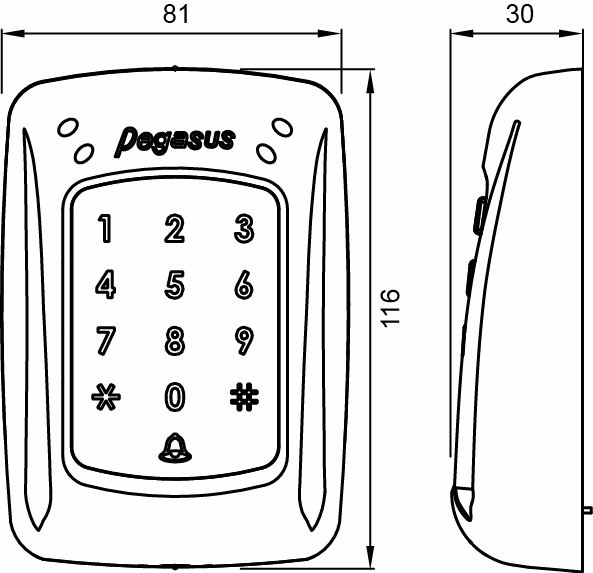 Touch Keypad Networked Controller