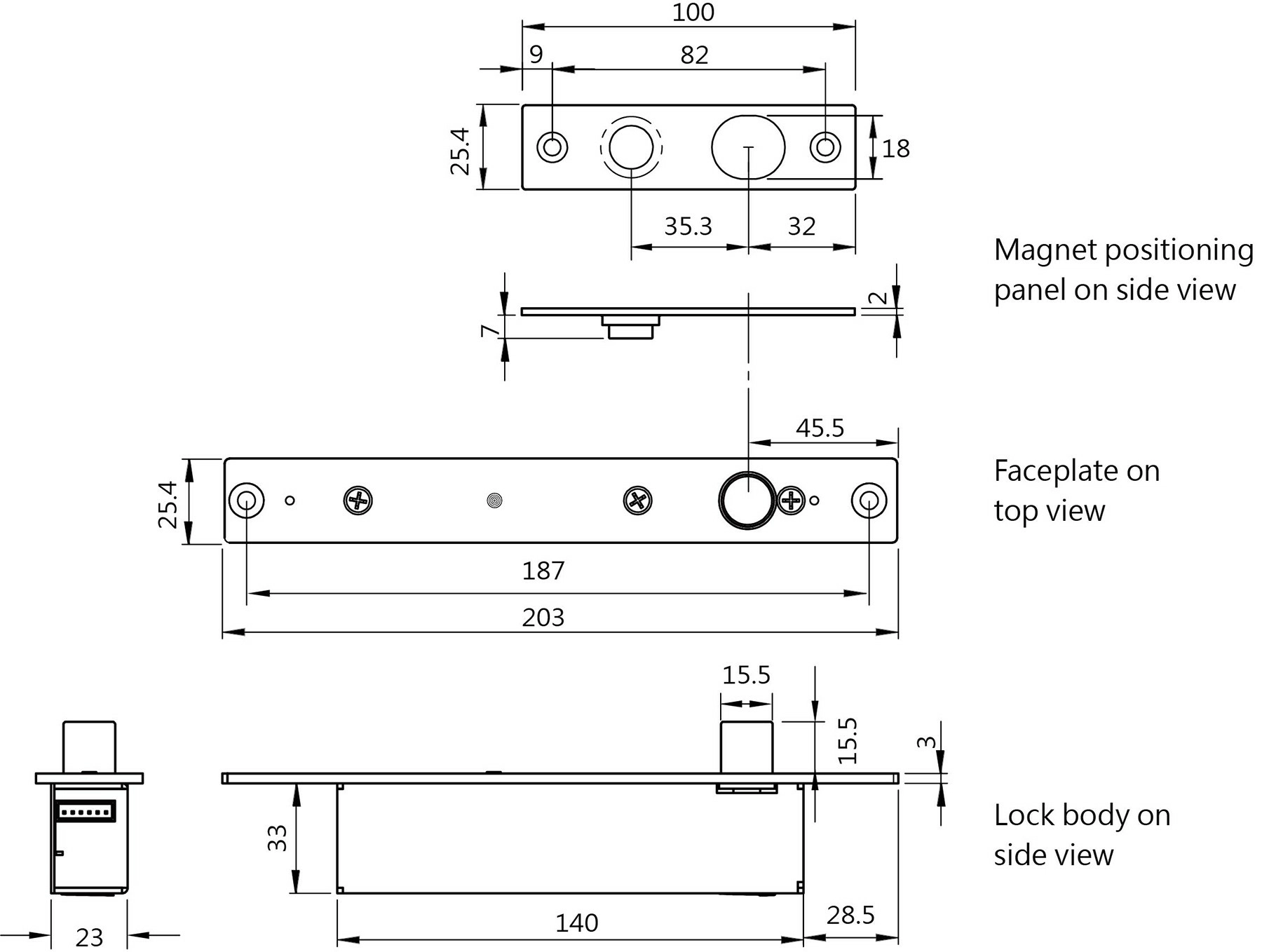 Electric Bolt Lock – Fail Safe (Ultra Narrow) Electric Bolt Lock – Fail Safe (Ultra Narrow)