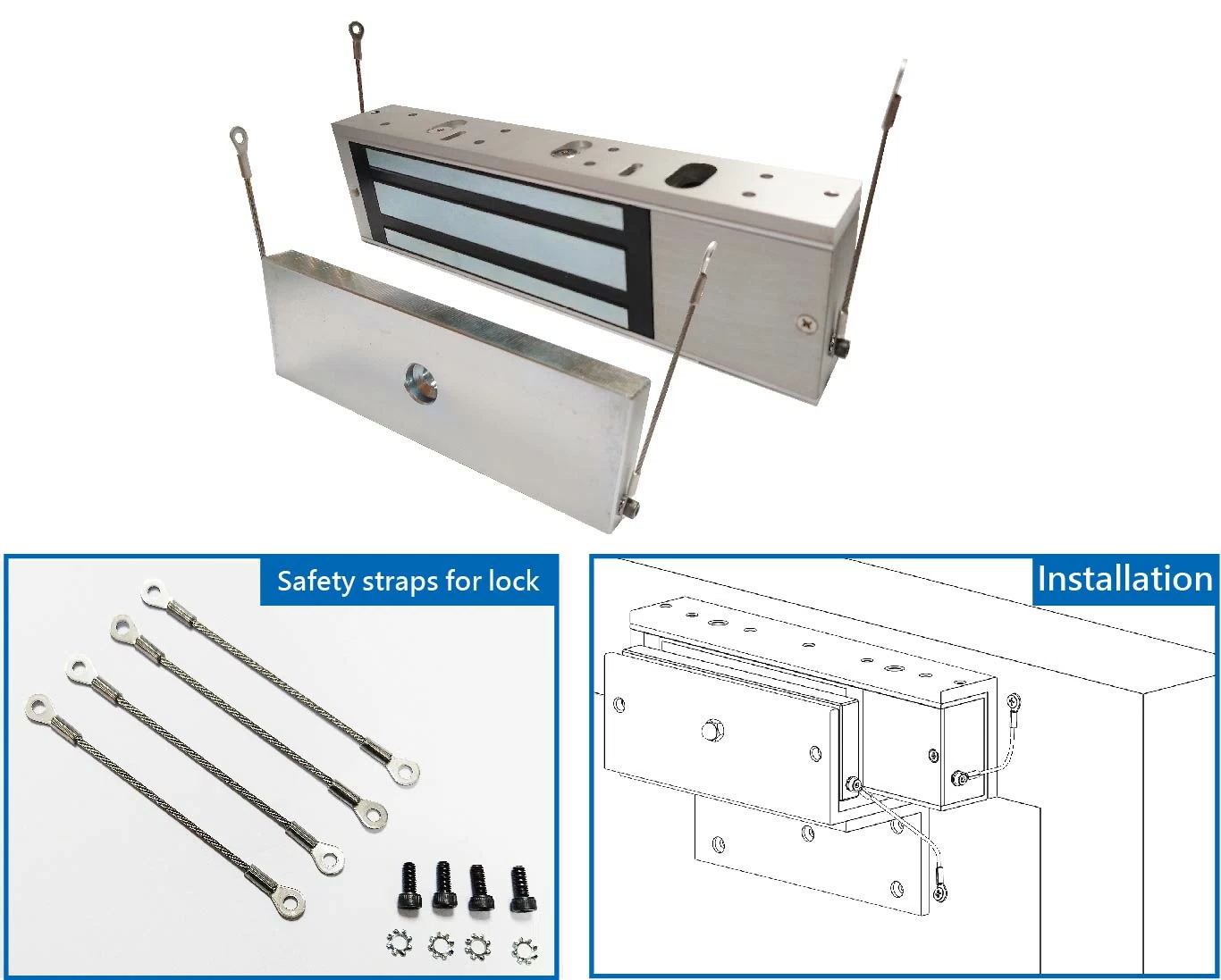 1200LBs, 540KGs Electromagnetic Lock 1200LBs, 540KGs Electromagnetic Lock