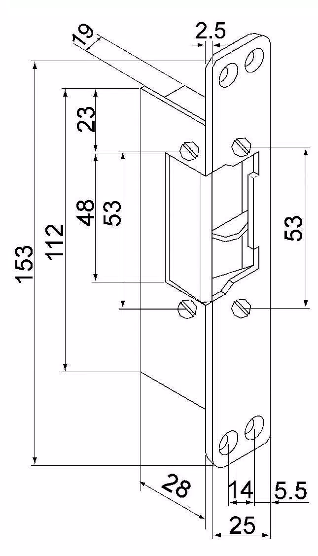 Fail Secure / Fail Safe Electric Strike