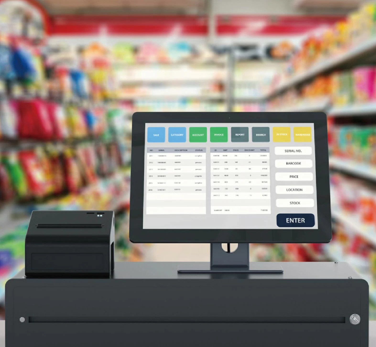 22MM Mini Flush-Mount RFID Reader RFID Reader-Kiosk/POS System