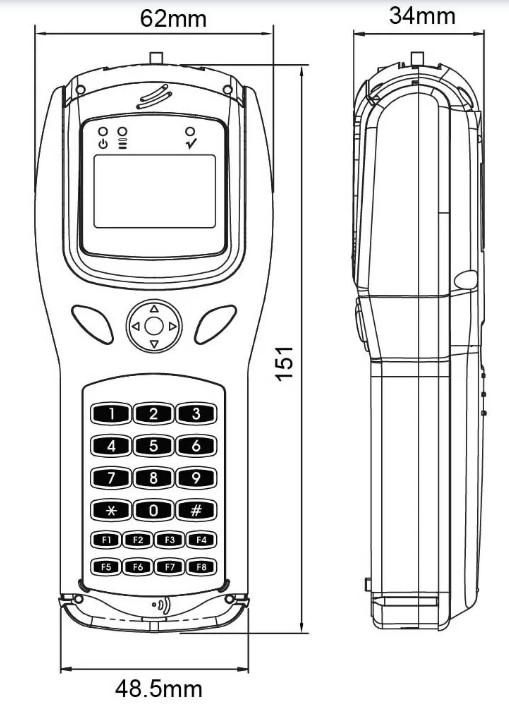 手持式UHF資料收集器-PHU-350 手持式UHF資料收集器-PHU-350