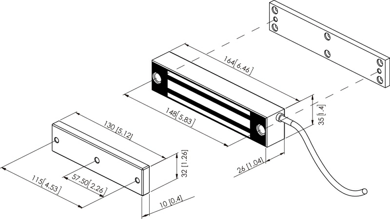 /storage/system/electric_lock/EM_lock/PGL-180EMLOCKdimension.webp
