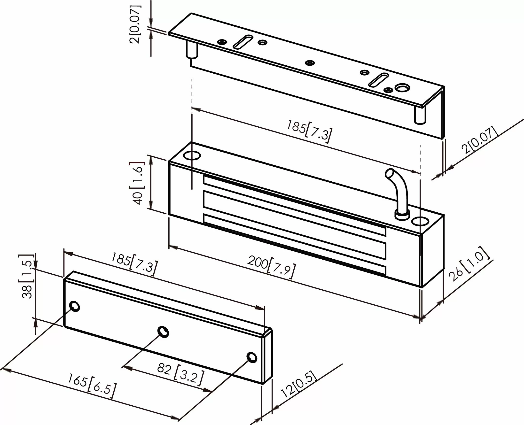 /storage/system/electric_lock/PGL-271/Dimensions_for_PGL-271.webp