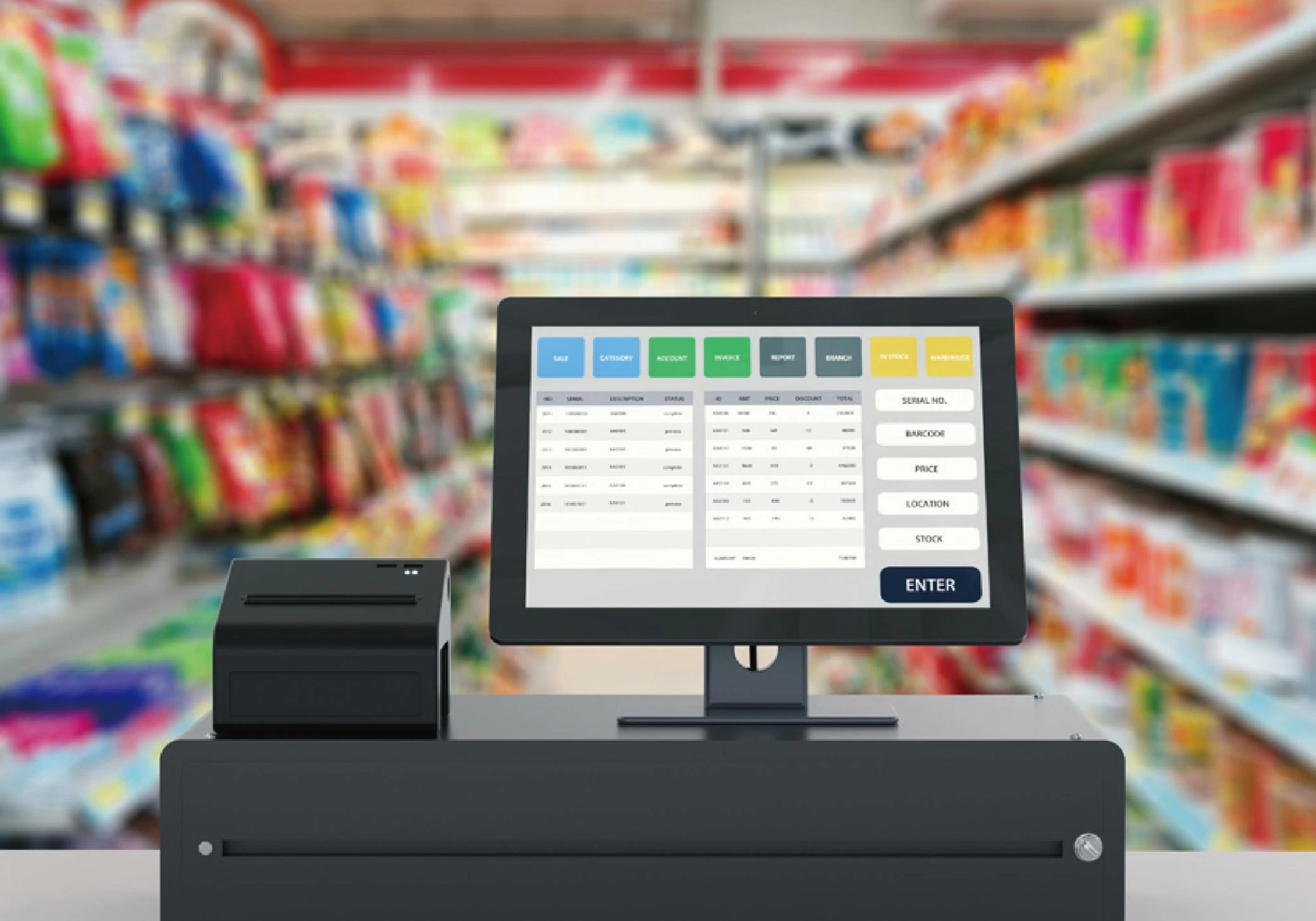 RFID Reader-Kiosk/POS System