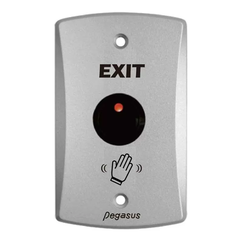 DC 10~24V Waterproof Touchless exit button with infrared sensor