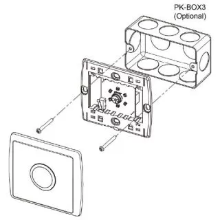 Flush-Mount RFID reader_Mounting box for US standard_How to assembly