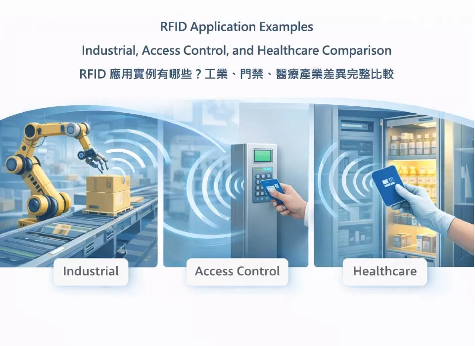 RFID 應用實例有哪些?工業、門禁、醫療產業差異完整比較