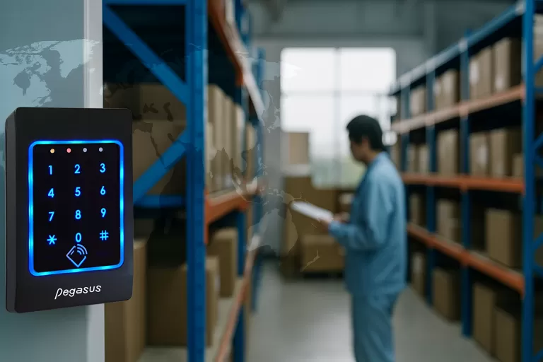 RFID Access Controller PP-33 rfid-sme-warehouse-management-global-supply-chain-touch-keypad-door-controller