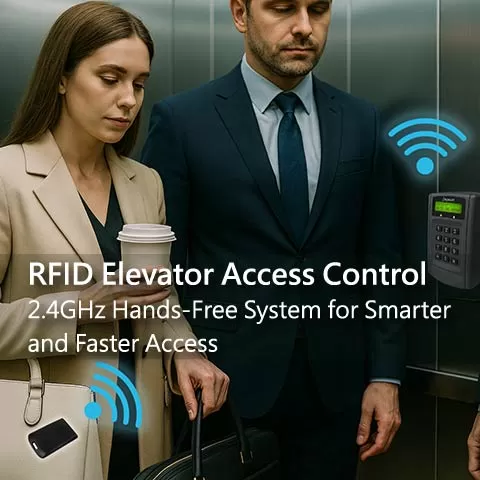 RFID Elevator Access Control | 2.4GHz Hands-Free System for Smarter and Faster Access